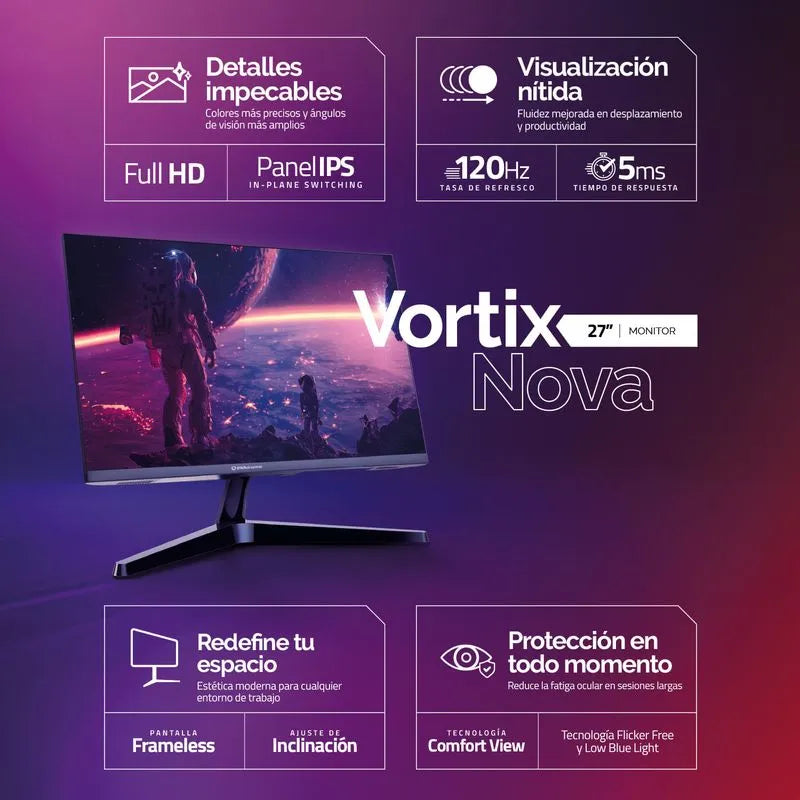 🔥 Monitor Indurama 27” FHD IPS 120Hz (27MIMNAVN)