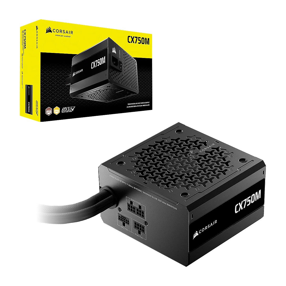 🔥 Corsair CX750M 750W 80 Plus Bronze – Semi Modular