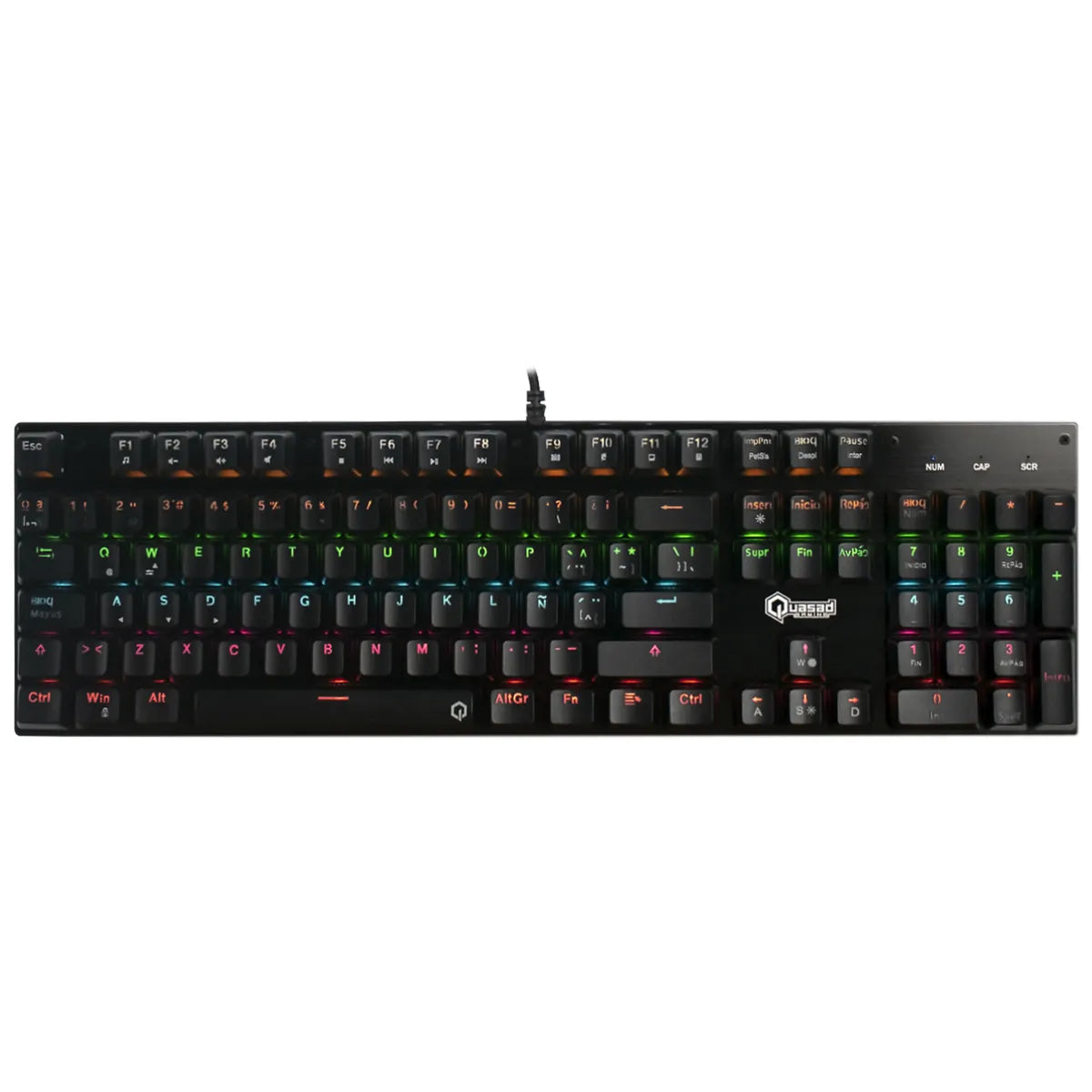 🔥 Teclado Quasad QKM-G80 Mecánico Full Size RGB