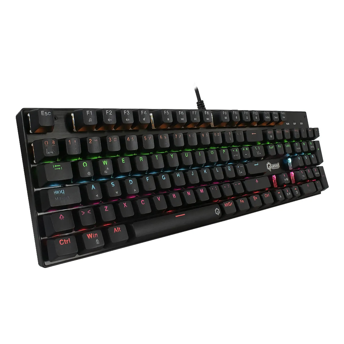🔥 Teclado Quasad QKM-G80 Mecánico Full Size RGB