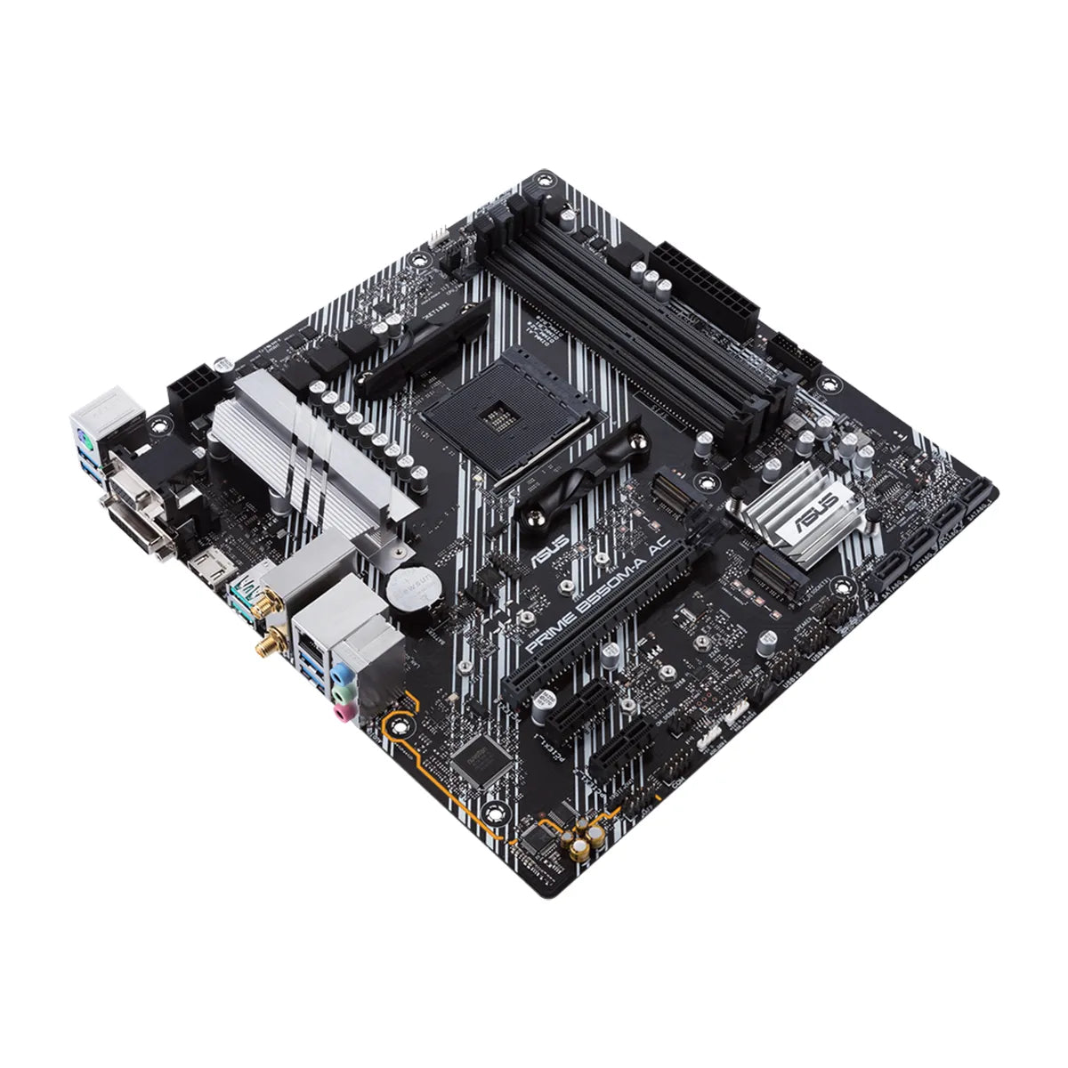 🔥 ASUS PRIME B550M-A AC (AM4 – WiFi + DDR4)