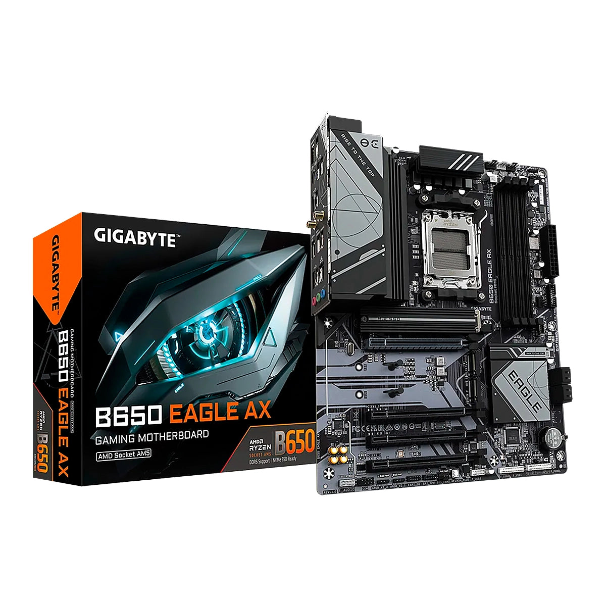 🔥 Gigabyte B650 EAGLE AX (AM5 – DDR5 – WiFi)