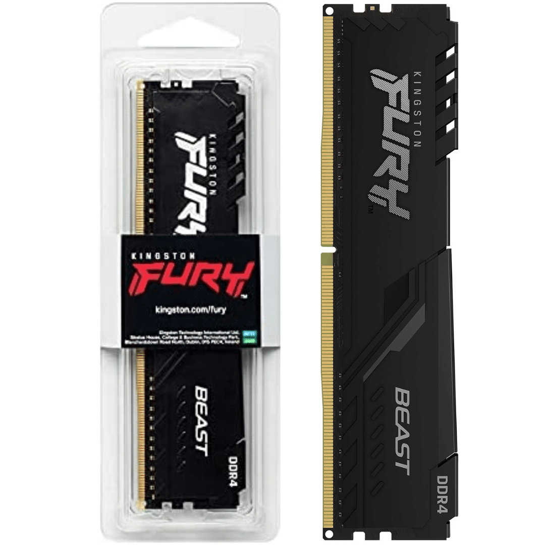 🔥 Kingston FURY Beast 8GB DDR4 3200MHz CL16 (Black, Non-ECC)