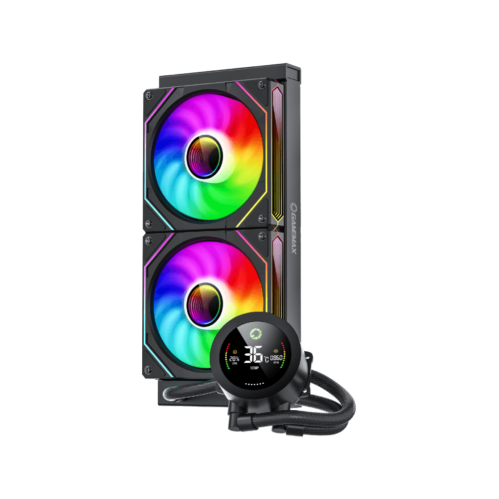 ❄️ IceBurg 240mm Digital BK – ¡Potencia y RGB para tu PC!